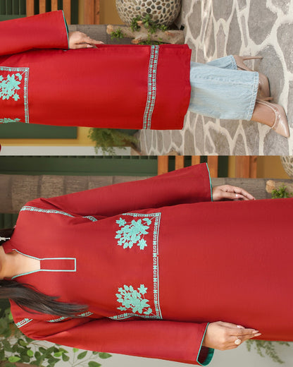 Maroon kurti